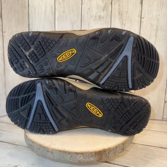 Keen Womens Shasta Hiking Trail Lace Up Shoes Waterproof Brown Blue Size 7.5 - Picture 10 of 10